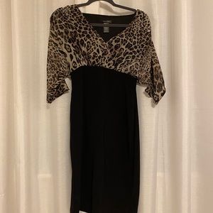 Cheetah print dress